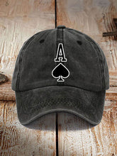 Poker  chapeau vintage unisexe